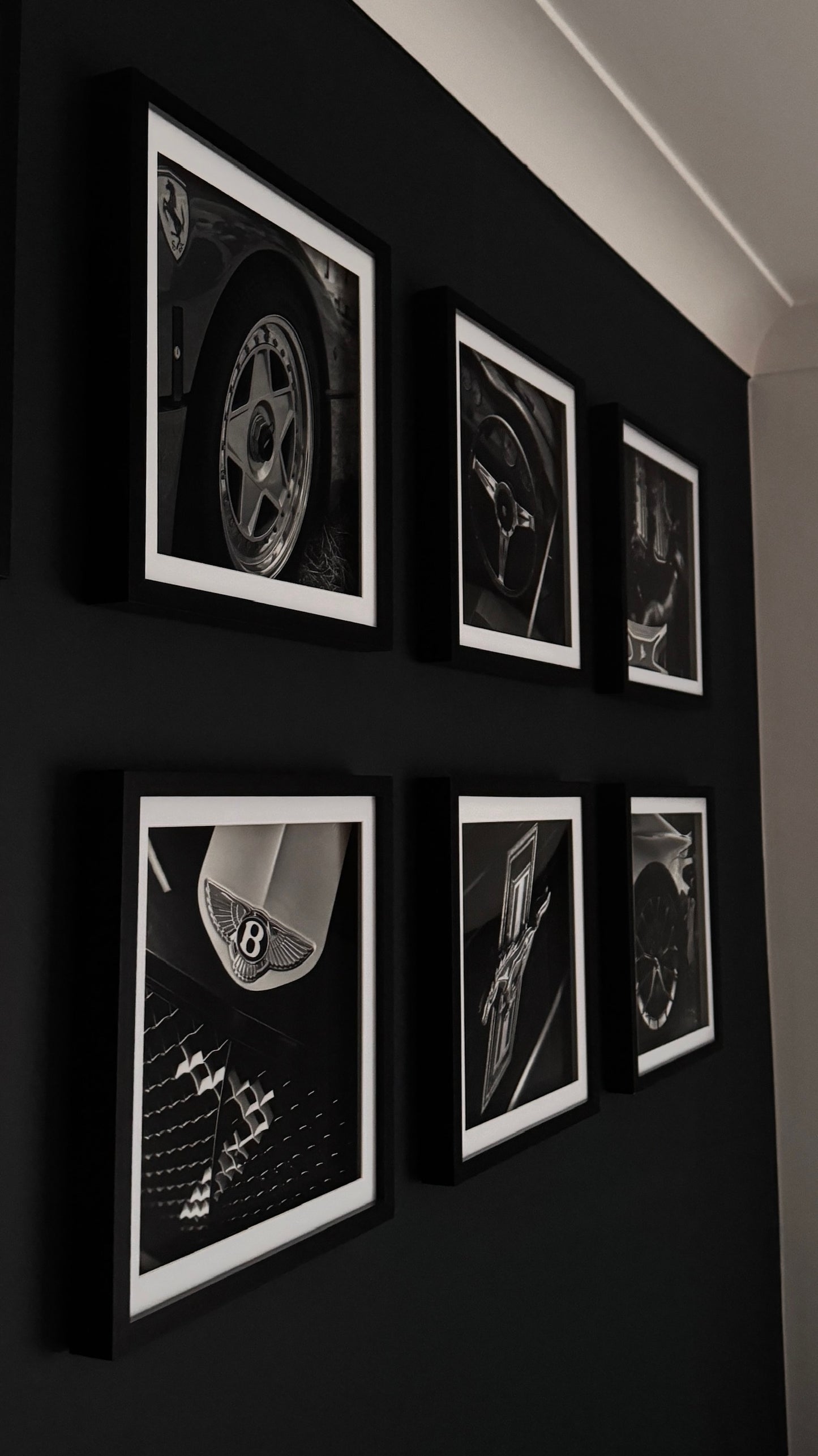 Aston Martin Wheel - Black Framed Printed Picture