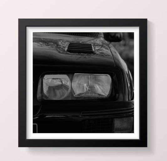 Classic Ford Sierra Cosworth - Black Framed Printed Picture