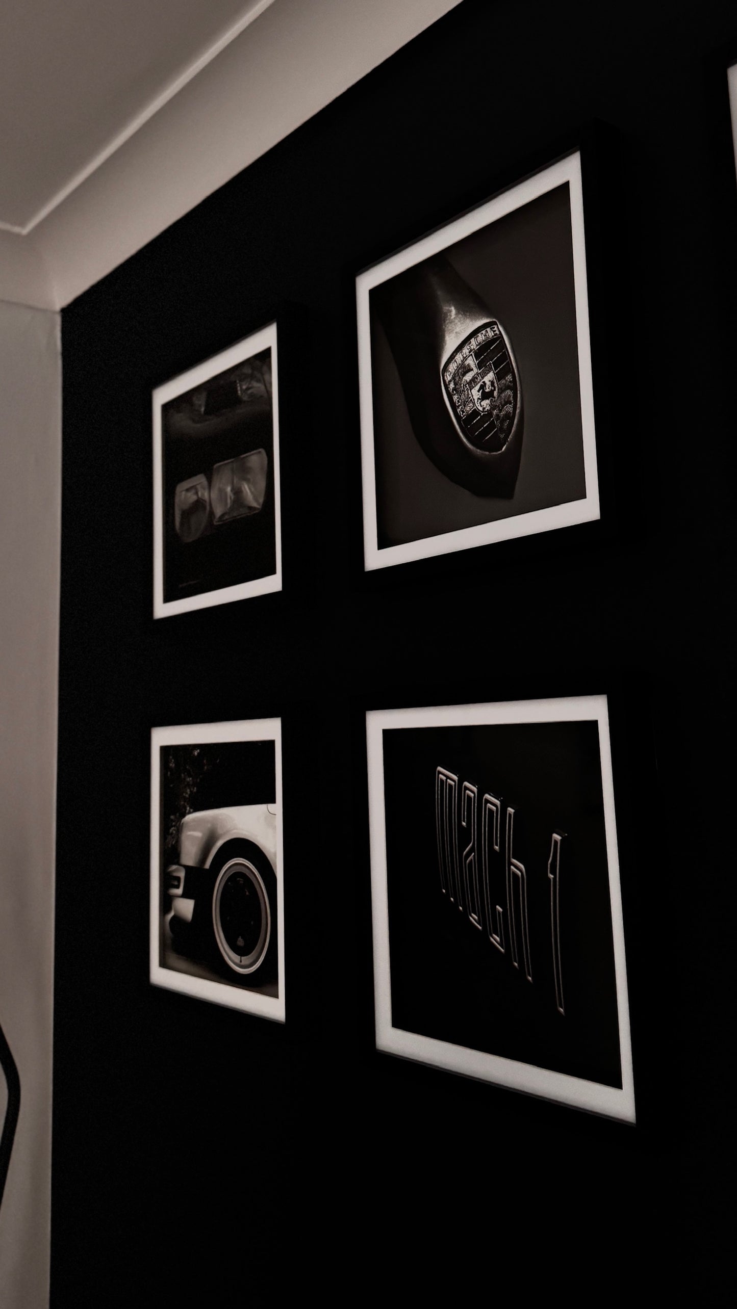 Classic Ford Sierra Cosworth - Black Framed Printed Picture