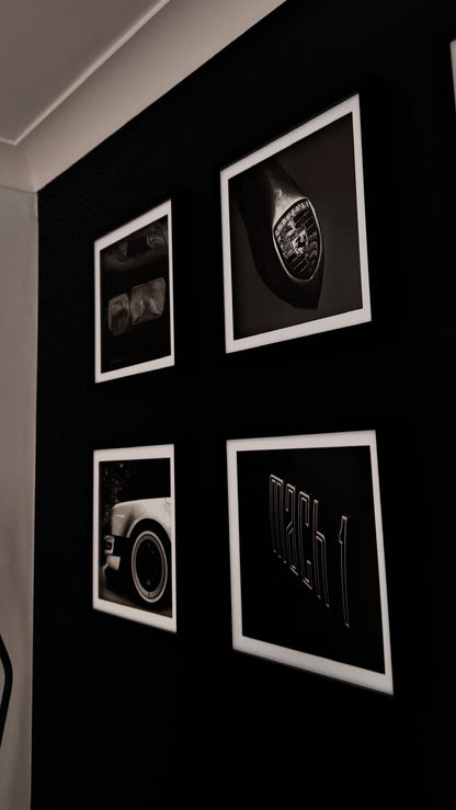 Classic Ford Sierra Cosworth - Black Framed Printed Picture